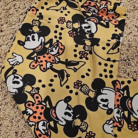Lularoe Disney Minnie OS Leggings - Picture 2 of 2